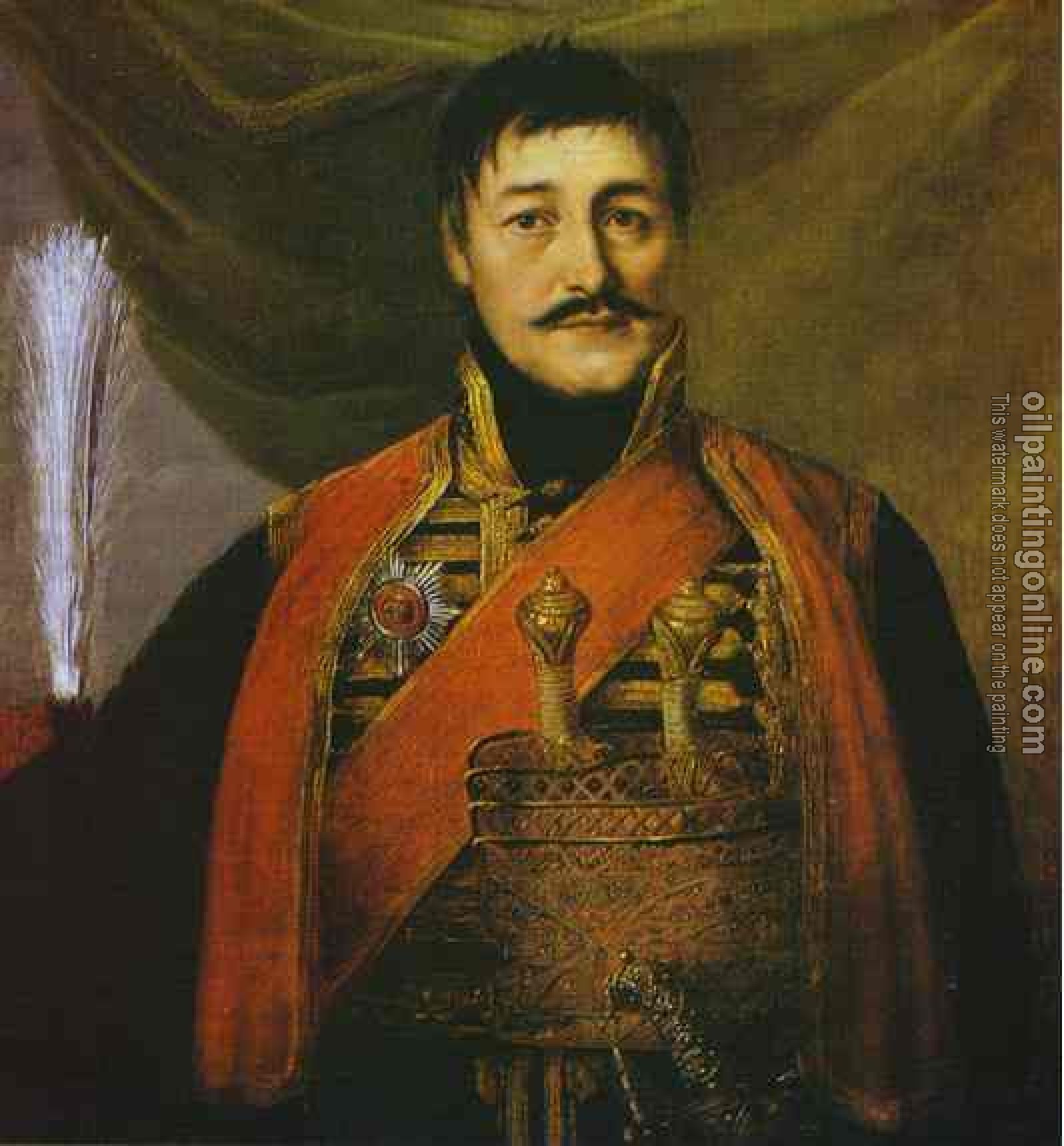 Vladimir Borovikovsky - Portrait of Karadjordge